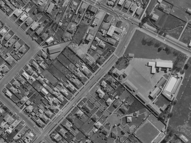 16 Hopkins Street from the air, 1970-1974