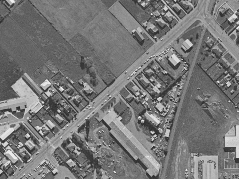39 Shands Road from the air, 1970-1974