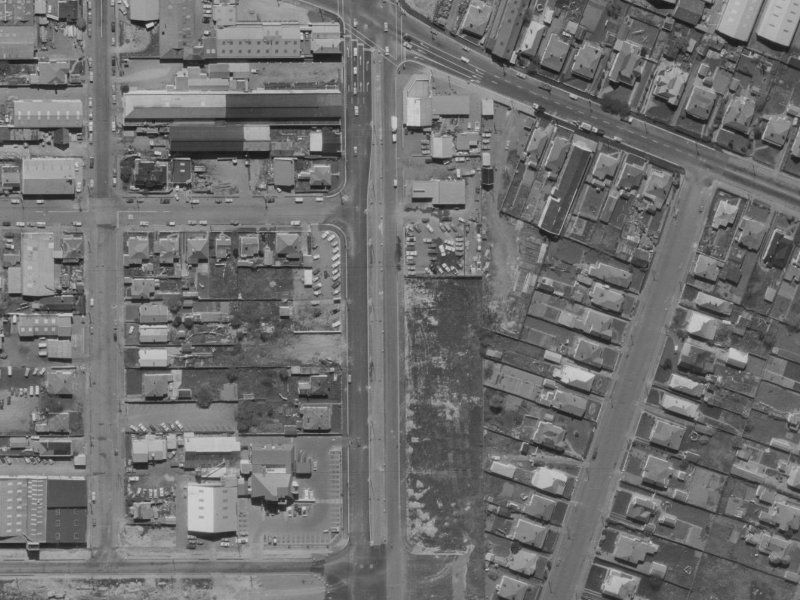 186 Waltham Road from the air, 1970-1974