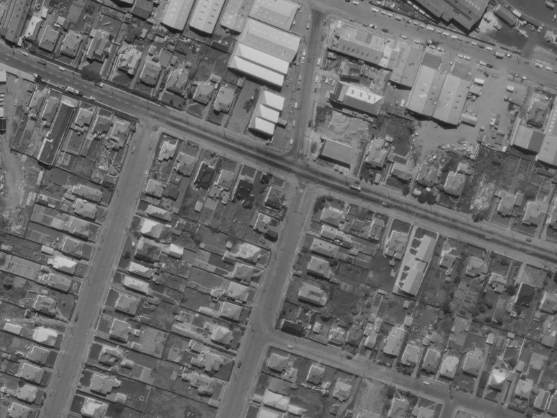 75 Thackeray Place from the air, 1970-1974