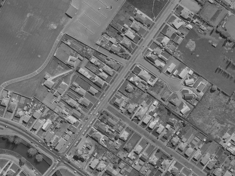 20 Hargood Street from the air, 1970-1974