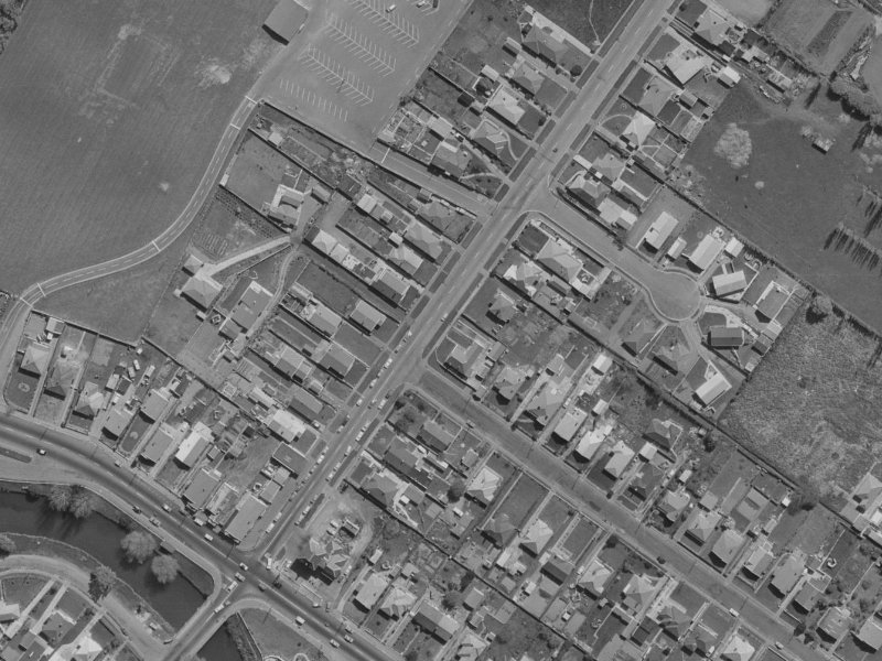 18 Hargood Street from the air, 1970-1974