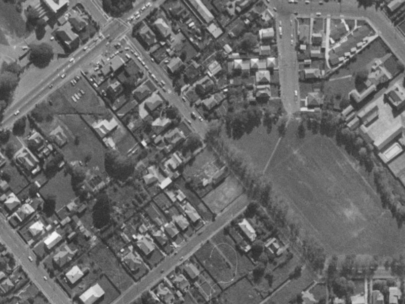 471 Barrington Street from the air, 1970-1974