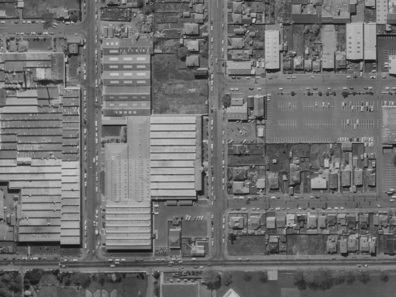 21 Durham Street South from the air, 1970-1974