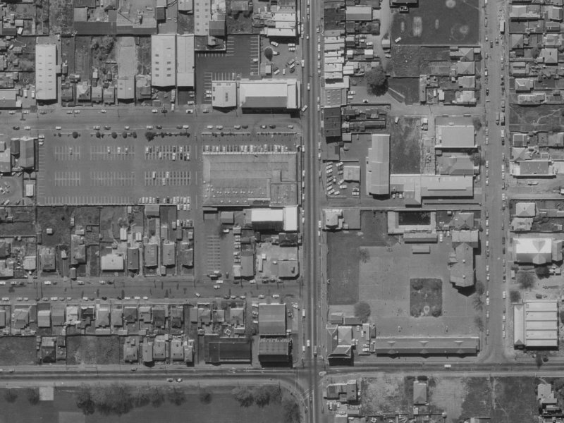 359 Colombo Street from the air, 1970-1974