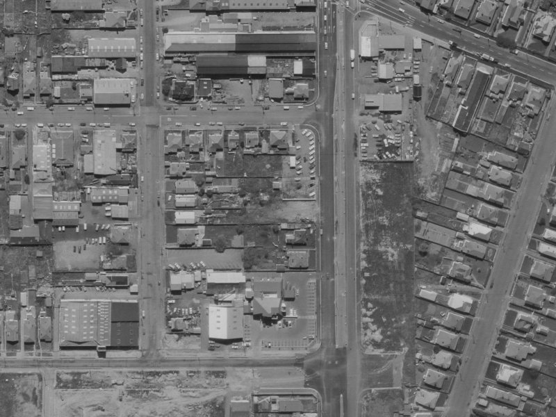 171 Waltham Road from the air, 1970-1974