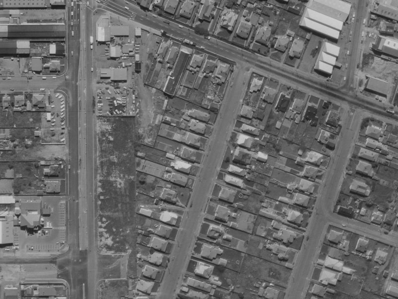 5 Defoe Place from the air, 1970-1974
