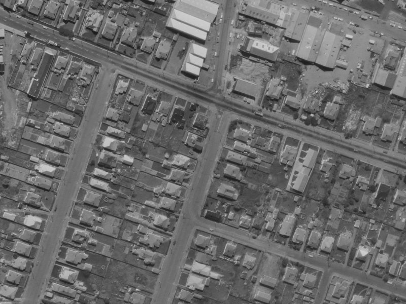 71 Thackeray Place from the air, 1970-1974