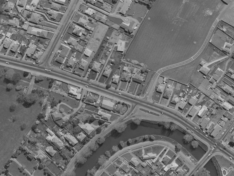 579 Ferry Road from the air, 1970-1974