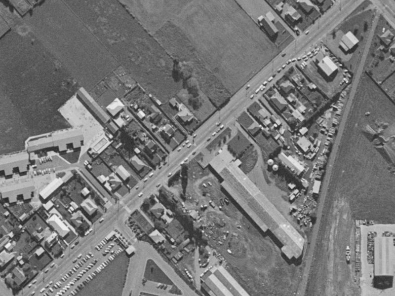 Shands Road from the air, 1970-1974