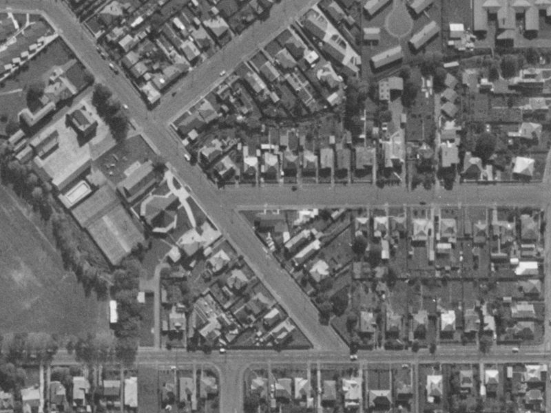6 Macaulay Street from the air, 1970-1974