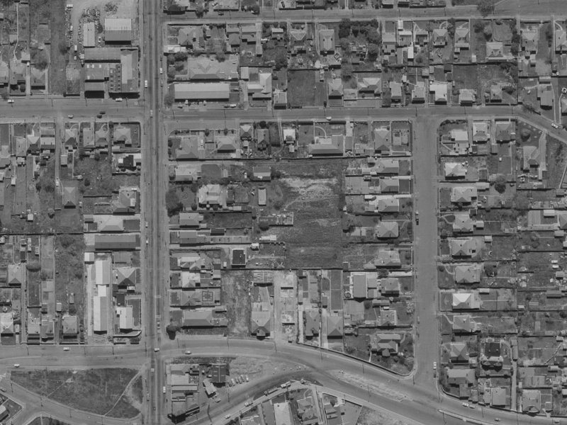 20 Ruskin Street from the air, 1970-1974