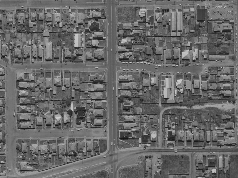 50C Antigua Street from the air, 1970-1974
