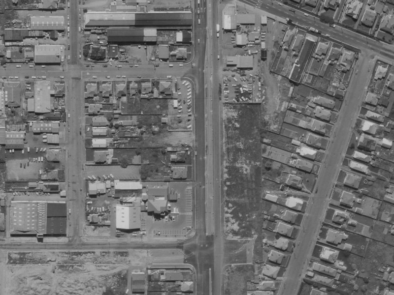 167 Waltham Road from the air, 1970-1974