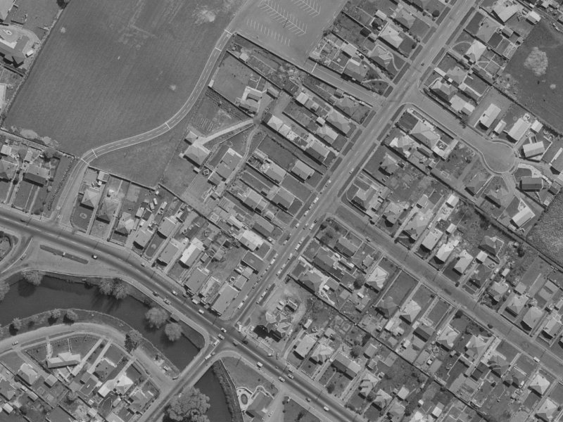11 Hargood Street from the air, 1970-1974
