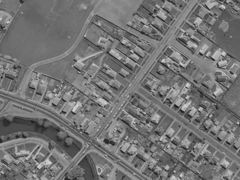 15 Hargood Street from the air, 1970-1974