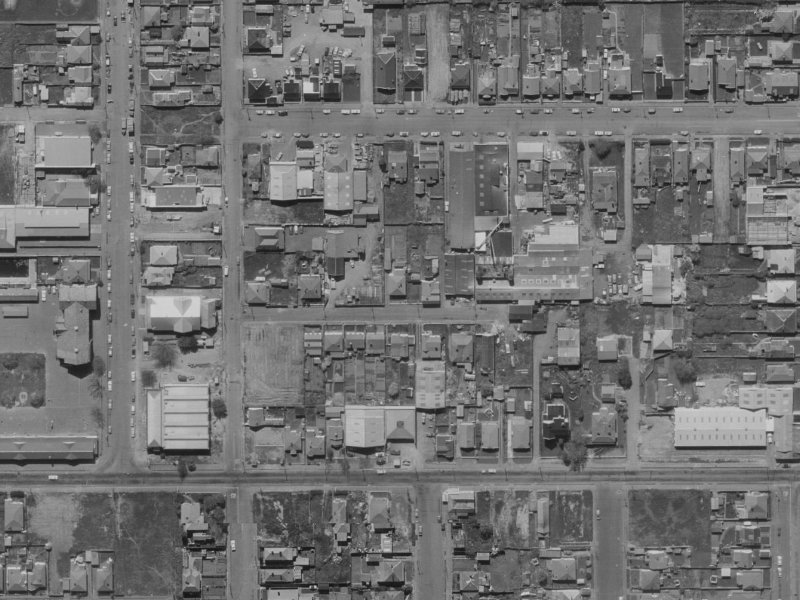 13 Maldon Street from the air, 1970-1974