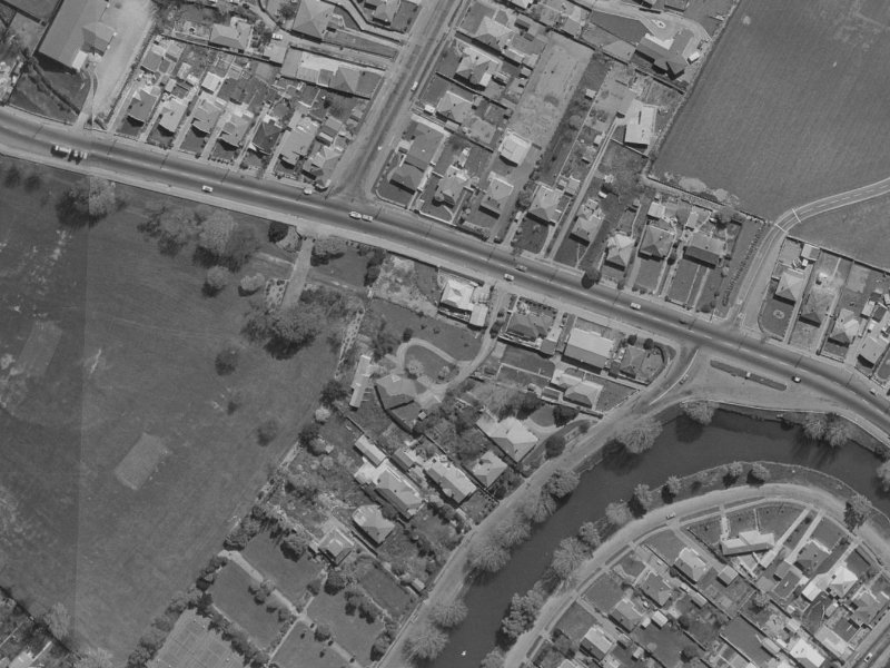 534 Ferry Road from the air, 1970-1974
