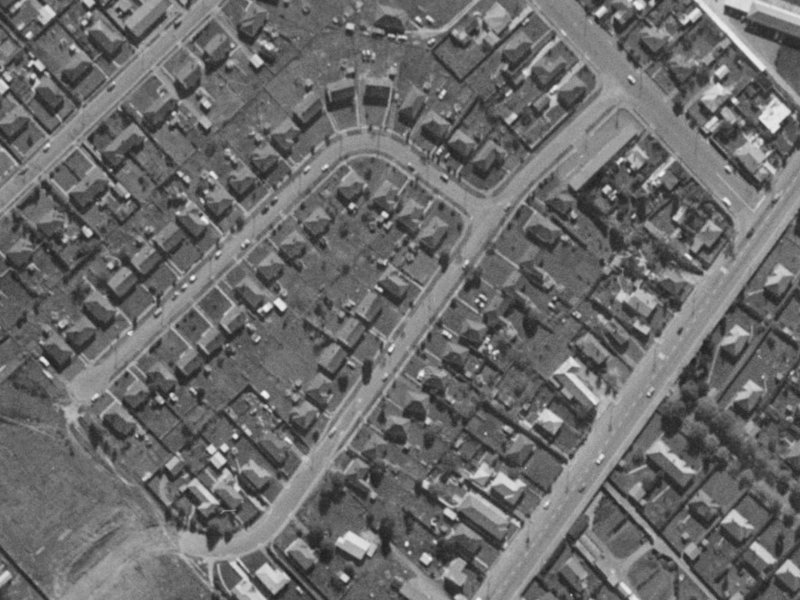 12 De Havilland Street from the air, 1970-1974