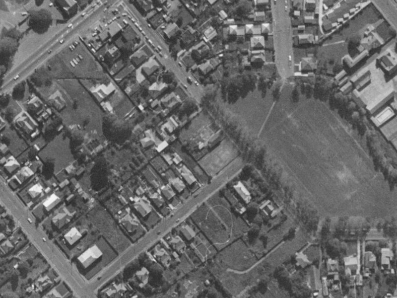 467A Barrington Street from the air, 1970-1974