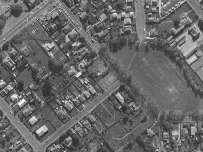 Barrington Street from the air, 1970-1974