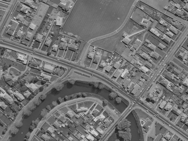 591 Ferry Road from the air, 1970-1974