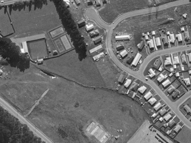 73 Denise Crescent from the air, 1970-1974