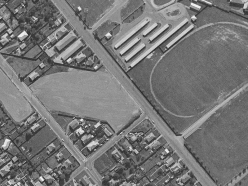 61 Wrights Road from the air, 1970-1974