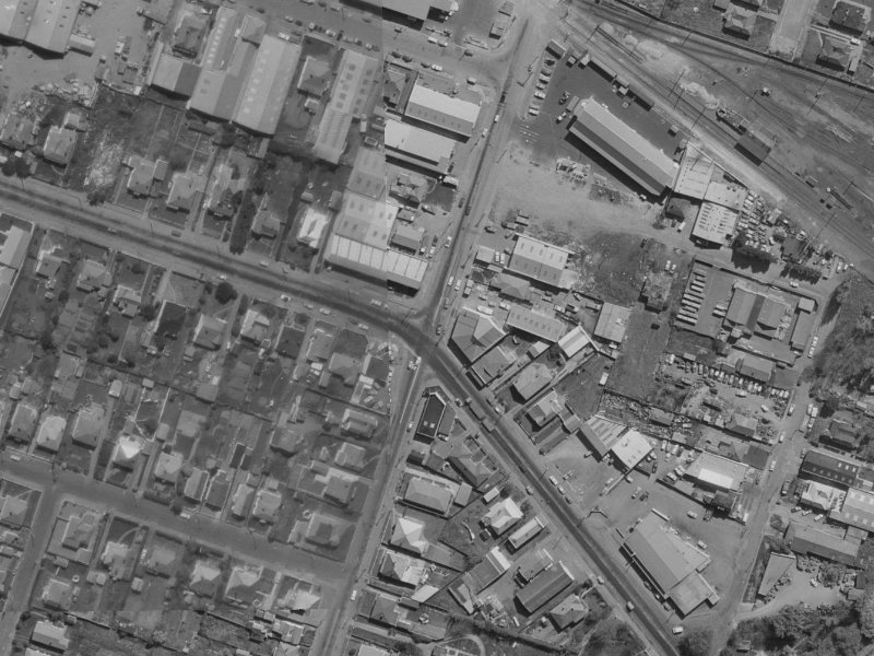 330-334 Wilsons Road from the air, 1970-1974