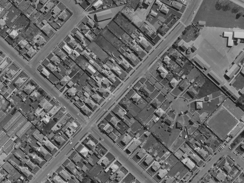 Hopkins Street from the air, 1970-1974