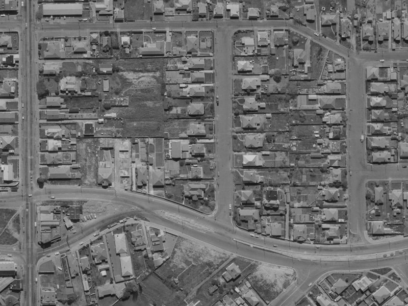 13A Kipling Street from the air, 1970-1974
