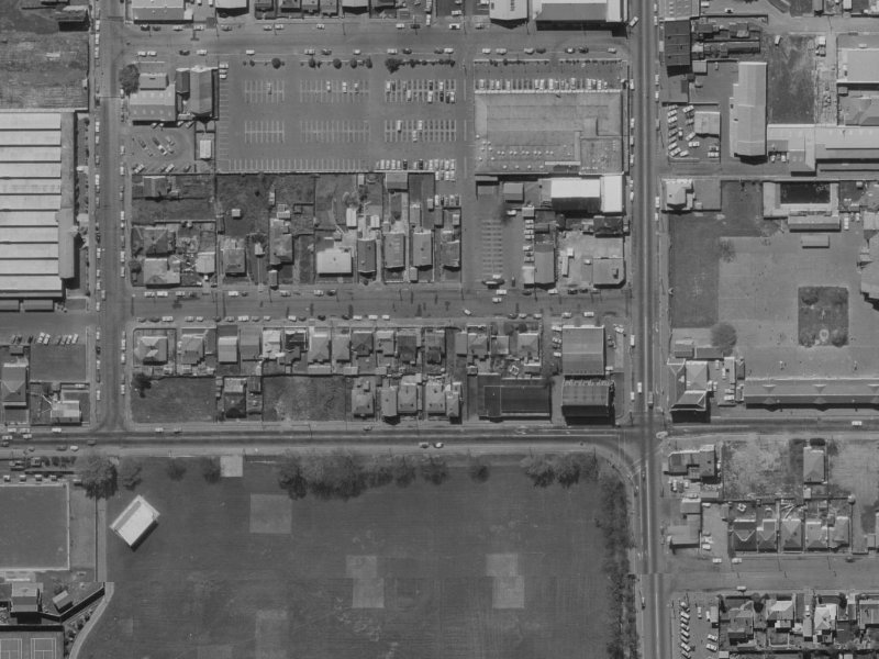 28 Stanley Street from the air, 1970-1974
