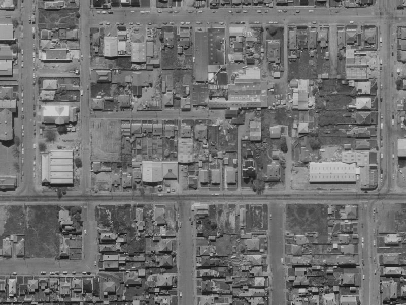 309 Brougham Street from the air, 1970-1974