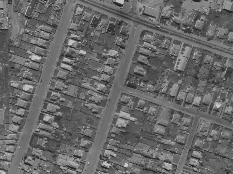 57 Thackeray Place from the air, 1970-1974