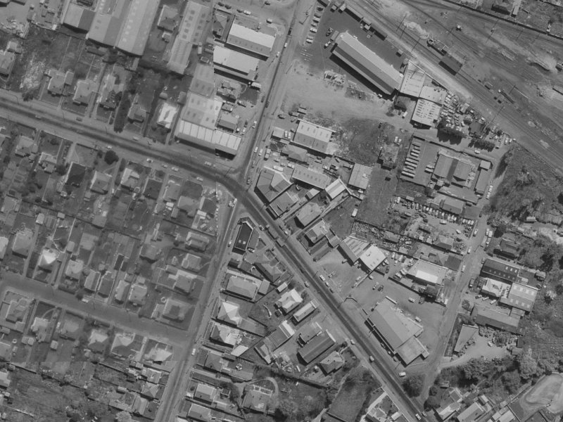 329 Opawa Road from the air, 1970-1974