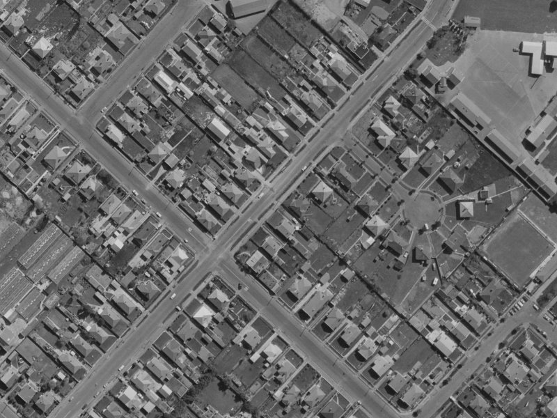 31A Hopkins Street from the air, 1970-1974
