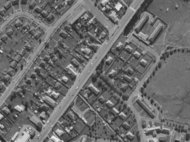 1 Caudron Road from the air, 1970-1974