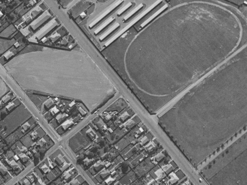 48 Wrights Road from the air, 1970-1974