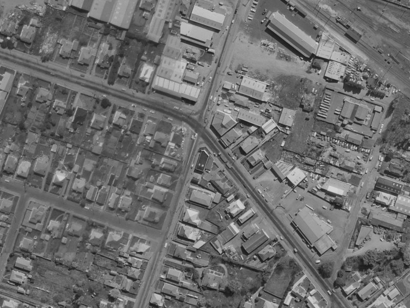 2 Opawa Road from the air, 1970-1974