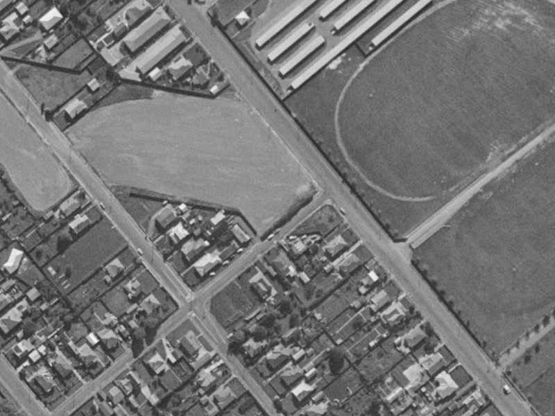 Hillmorton Street from the air, 1970-1974