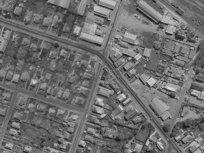 2A Opawa Road from the air, 1970-1974