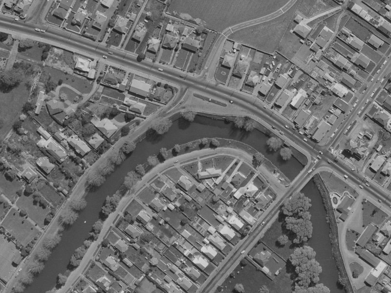 9 Clarendon Terrace from the air, 1970-1974