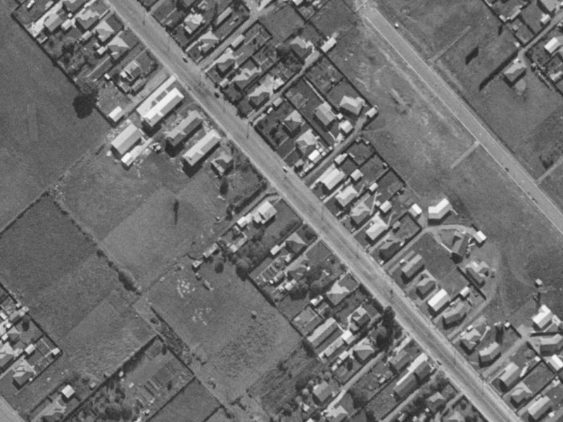 58 Brynley Street from the air, 1970-1974