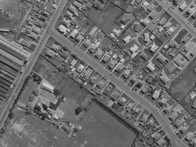 9-23 Sullivan Avenue from the air, 1970-1974