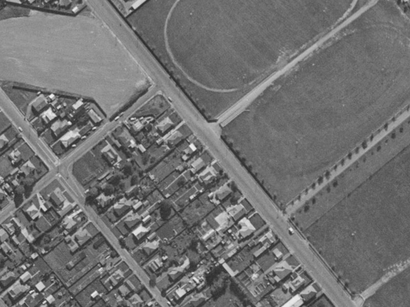 39 Wrights Road from the air, 1970-1974