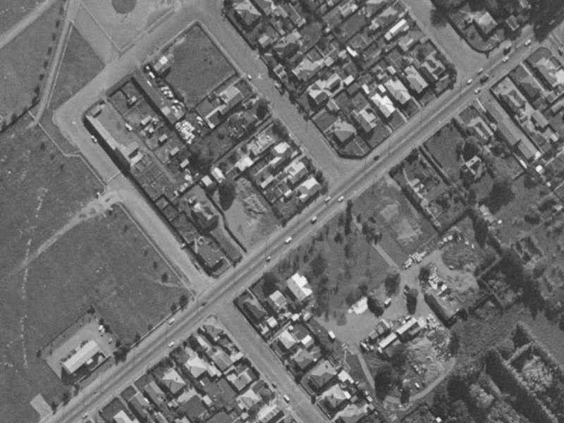 3 Lindores Street from the air, 1970-1974
