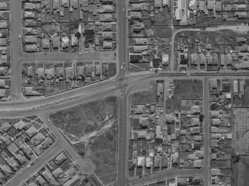 160 Brougham Street from the air, 1970-1974