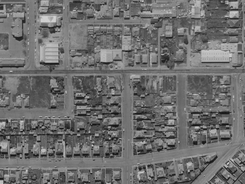 49 Cadogan Street from the air, 1970-1974