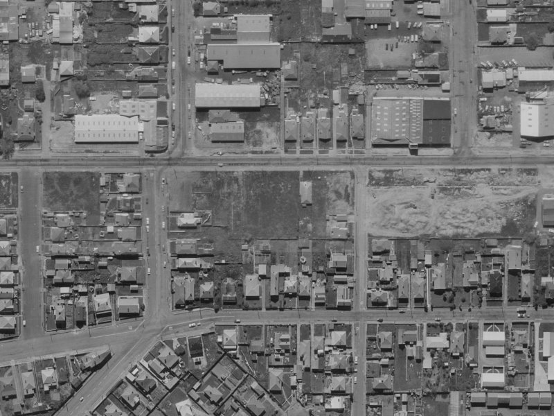 364 Brougham Street from the air, 1970-1974