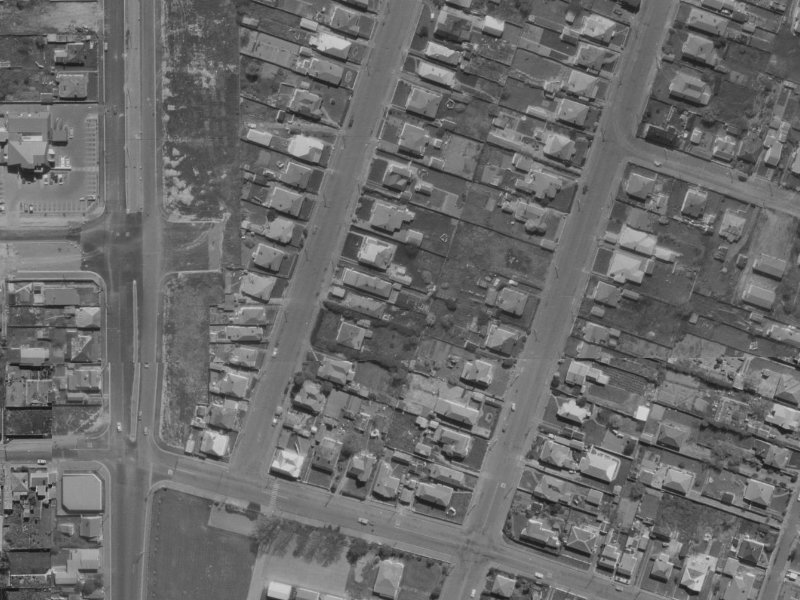 5/16 Cecil Place from the air, 1970-1974